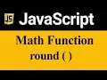round Method in JavaScript Hindi
