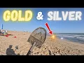 Download Lagu Gold \u0026 Silver FOUND on the Beach! | Epic Metal Detecting Hunt 😱