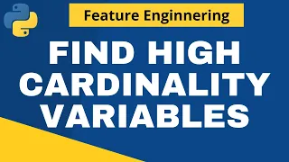 Check High Cardinality Dimensions Machine Learning Python