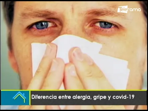 Diferencia entre alergia, gripe y covid-19