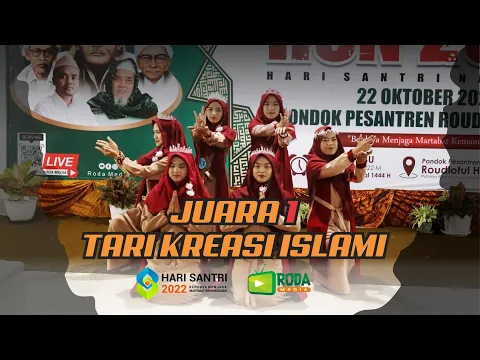 Download MP3 JUARA 1 TARI KREASI ISLAMI HARI SANTRI NASIONAL 2022