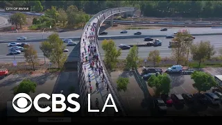 Irvine opens new Jeffrey Open Space Trail Bicycle Pedestrian Bridge