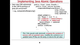 Java Atomic Classes and Operations Implementing Java Atomic Operations