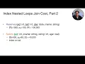 Lecture 11 Part 6 Index Nested Loops Join