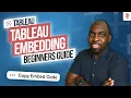 What is Tableau Embedding in 10 mins - Part 1