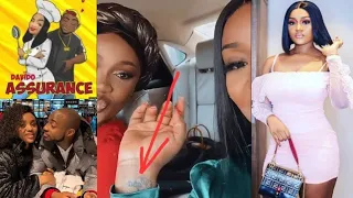 davido is my man says chioma shame on h ters as she tattooed davido infinity on her wrist e choke