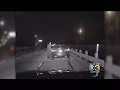 Dash cam Captures Car Slamming Into Police Officer During Traffic Stop
