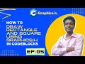 How to Draw Rectangle and Square using graphics h in CodeBlocks EP 05