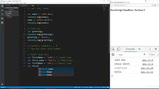 Variables var let const-Javascript Tutorial Part-4