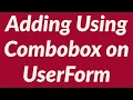 Adding and using a combobox on a userform in MS-Excel