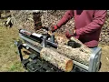 Performance Built 27 Ton Log Splitter Splitting Firewood On A Budget