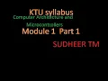 KTU Syllabus ECT 206 Computer architecture and microcontroller Module 1 Binary Multiplication algrm