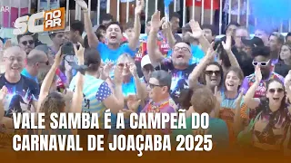 Vale Samba é a campeã do Carnaval de Joaçaba 2025 em disputa acirrada