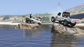 لم يستطيعوا الخروج من السيل فطلبوا الفزعة من راعي الشاص ولكن فلم قراند 5 