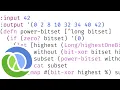 Advent of Code 2020 Day 14 Docking Data in Clojure bit manipulation