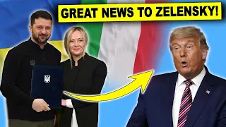 Even EU SHOCKED by Italy's Bold Move! Meloni Responds Zelensky's Brilliant Offer for NATO