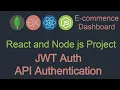 React and node JS project JWT token Authentication