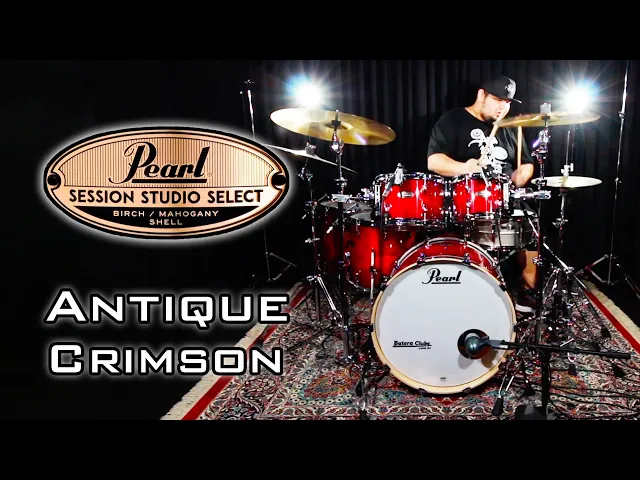 Bateria Pearl Session Studio Select Black Halo Glitter 22