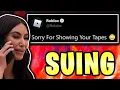 Roblox being SUED by KIM KARDASHIAN kim kardashian vs Roblox
