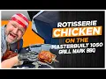 Rotisserie Chicken Masterbuilt 1050 Gravity Smoker Kosmos Q Tutorial