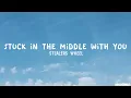 Stealers Wheel - Stuck In The Middle With You (lyrics)