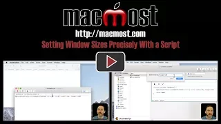 Setting Window Sizes Precisely With a Script