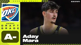 Aday Mara selected No 12 overall by Thunder 2026 NBA Draft Grades Instant Reaction