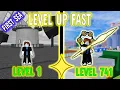 BEST TIPS on how to LEVEL UP FAST in the First Sea using LIGHT FRUIT in BLOX FRUITS LEVEL 1 to 741