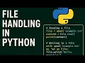 File Handling in Python A Comprehensive Guide to Reading Writing and Appending Files
