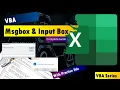 MsgBox InputBox in VBA Application inputBox vs InputBox