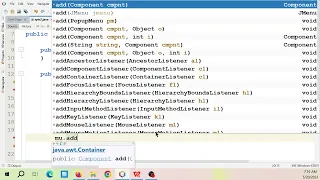 Java Swing JMenu addSeparator JSeparator