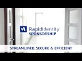 Sponsorship with RapidIdentity