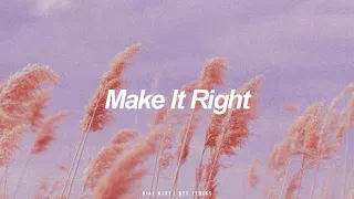 Make It Right BTS 방탄소년단 English Lyrics 
