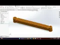 SOLIDWORKS BEGINNERS TEETH LINEAR PATTERN MODEL SOLIDWORKS 2025 MECHANICAL MODELS PRACTICE