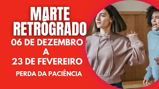 Live: Marte retrógrado começando hoje, 6 de dezembro de 2024 e fazendo você perder a paciência