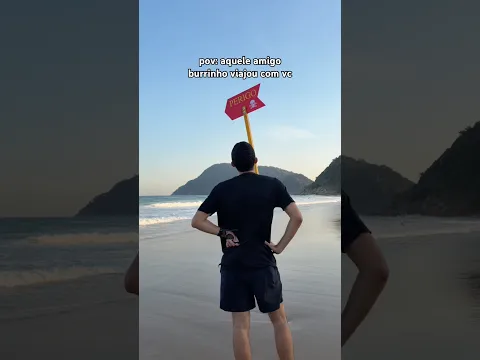 Aquele amigo burrinho viajou com vc - 4K 😂🏖️