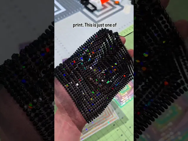Two stage 3d print on fabric pattern video thumbnail