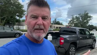 Filling my propane bottle at my local U-Haul - 3 99 per gallon