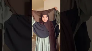 How To Turn Any Rectangular Scarf Into A Khimar Foryou Hijab Hijabtutorial Covering Wraps 