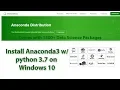 How to Install Anaconda 3 on Windows 10
