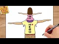 How to draw Father and Daughter Father s Day Card My Hero Cute Easy Drawing