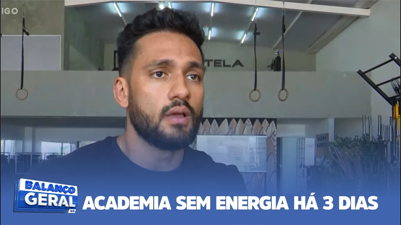 PREJUÍZO: ACADEMIA DE GOIÂNIA ESTÁ HÁ TRÊS DIAS SEM ENERGIA