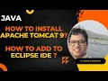 Apache Tomcat 9 Installation Configuring Apache Tomcat 9 server to Eclipse IDE