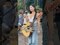Lagu Shirina’s first time busking in Manila, Philippines 🇵🇭❤️ #shirina #busking #philippines