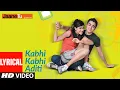 Download Lagu Lyrical: Kabhi Kabhi Aditi Zindagi | Jaane Tu Ya Jaane Na | A.R. Rahman | Rashid Ali