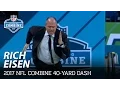 Rich Eisen s 40-Yard Dash SimulCam Against John Ross Evan Engram and Others NFL