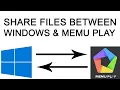 Lagu [MEMU PLAY] How to share files between Windows and Memu Emulator | Shared Folder Concept