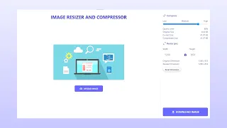 Compress and Resize Images in HTML CSS JavaScript Resize Image in JavaScript