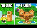 Lagu 10 SECONDE VS 1 UUR BOOMHUT CHALLENGE (Minecraft)