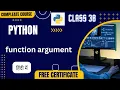 python function arguments python tutorial hindi